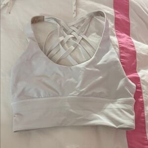 Lululemon White Sports Bra